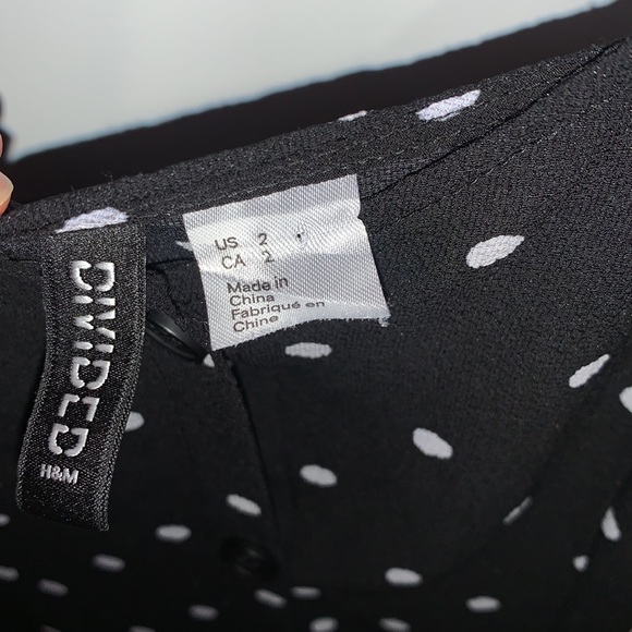 H&M Divided Midi Polka dot dress - Picture 3 of 5